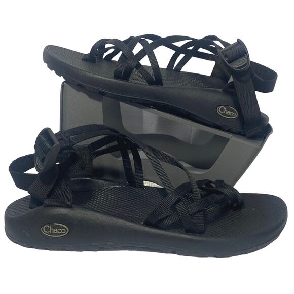 Chaco NWOT Black ZX/2 Classic Double Strap Sandals Hiking Camping women sz 11 - Picture 2 of 6